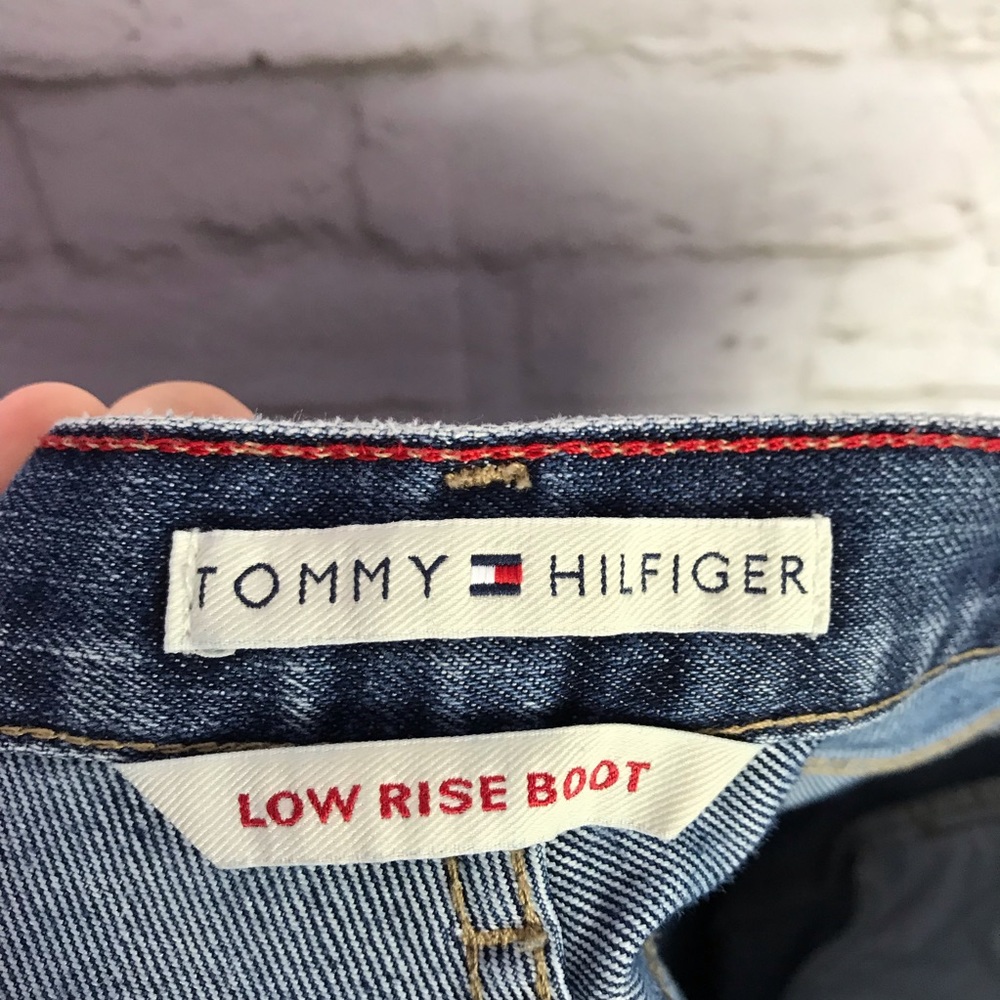Tommy Hilfiger Low Rise Boot Medium Wash Jeans 8R - Picture 5 of 6